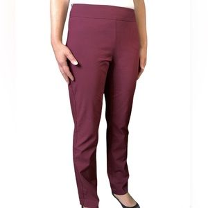 Eric Casual Millennium Wine pants sz XL NWT $72